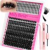 Manga Lash Clusters Kit 100D Eyelash Clusters with DIY Spikes
