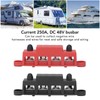 4 Stud Power Distribution Block, 2Pcs Bus Bar Terminals Power