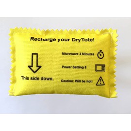 100g Rechargeable Desiccant Pack of 10 - Moisture Absorbing Bag - Silica Gel Desiccant Dehumidifier for Storage Bins and Totes