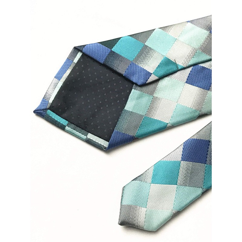 Ctskyte - Corbatas de cuadros para hombre, diseño de diamante,