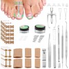 VEGCOO Ingrown Toenails Tool Set, with Ingrown Correction Sticker, Ingrown