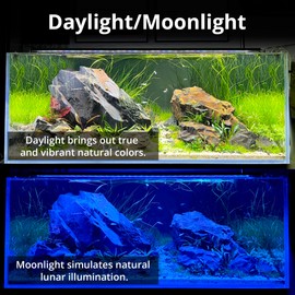 NICREW C10 Plants LED Aquarium Light, 30-36 in, 20Watts, Full Spectrum Fish Tank Light with Timer, Day and Night Cycle, Brightness Adjustable