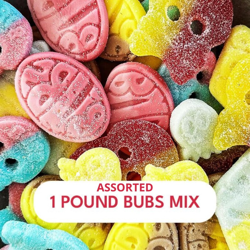 Bubs Swedish Candy Mix - Big Ovals, Skulls, and More