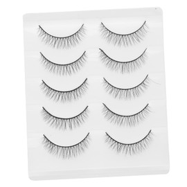 NOLITOY 5 Pairs False Eyelashes for Women Natural Look Eye Beauty Lashes Lightweight Fibers for Comfortable Wear for Home Salon Use Enhance Your Eye Makeup