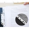 100 fundas de plástico transparente para documento protectores transparentes de