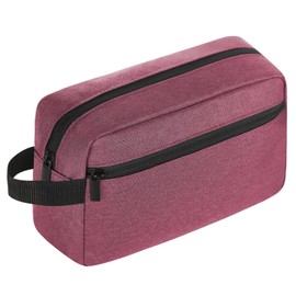Icramsy Travel Toiletry bag Toiletry bag for women men Hanging toiletry bag Cosmetic bag large capicity Travel accessories Gift for Women Men Girls (Red)