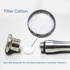 100pcs Microdermabrasion Filtros Algodón 20mm Filtro Vacío Facial Succión Almohadillas