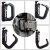 Holesto Plastic Carabiner - Tactical Carabiner Clip Black - Durable