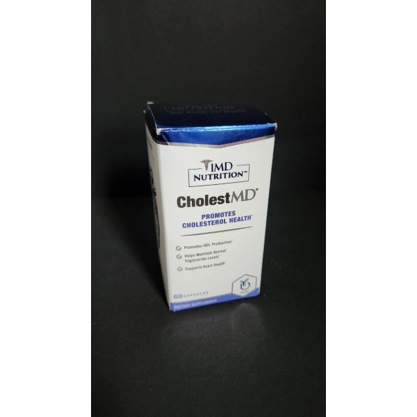 1MD CholestMD Promotes Cholesterol Health New Sealed 60 Capsules Exp.10/25