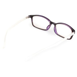 ESCHENBACH 中近両用 老眼鏡 ブルーライトカット PCビュアー パープルホワイト +3.0度 2993-1330