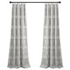 Lush Decor Nova Ruffle Window Curtain Panel Pair, 42"W x