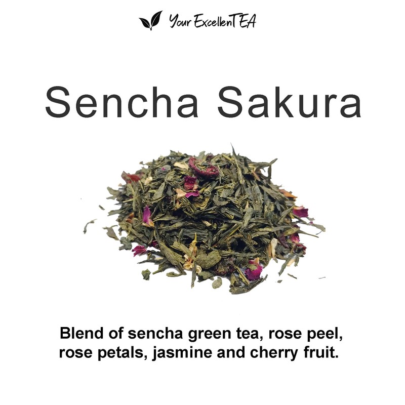 Sencha Sakura - Delicious Japanese Tea - Cherry and Sencha
