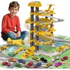 Xwin Sportseries 4 Storey Kids Parking Garage Toy Set with