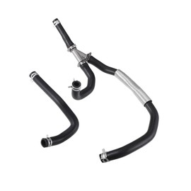 Hihaha Engine Heater Hose Assembly No.5058551AE HVAC Inlet and Outlet Heater Hose for Dodge Journey 2009-2010 Rubber Black Durable Material