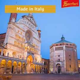 Sperlari Torrone Traditional Italian Candy - Gourmet Soft Nougat With Crunchy Sliced Almonds & Honey - Travel Size Imported European Bagged Candy Individually Wrapped - 117 gr / 4.12 oz (Pack of 1)