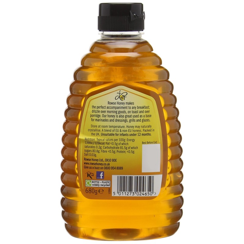 Rowse Pure & Natural Honey, 680g (Package may vary)