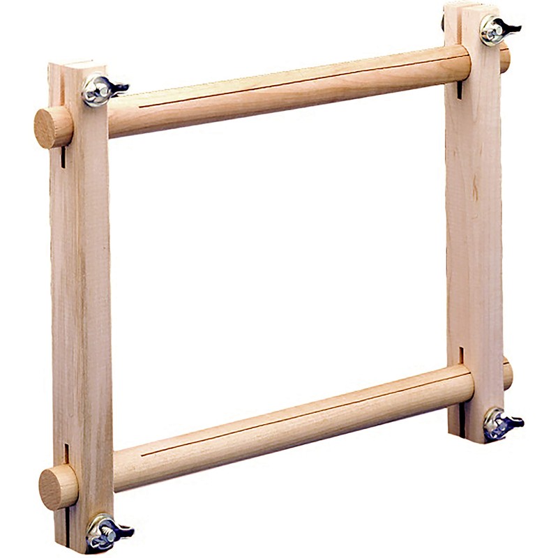 Edmunds Frank A Split Rail Scroll Frame 6"X12", Beige