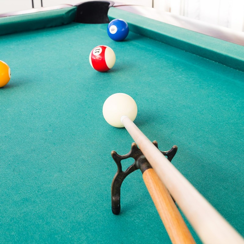 PATIKIL Retractable Billiards Cue Stick Bridge, Wooden Pool Cue Accessory