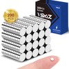 VSKIZ 200Pcs Small Magnets,3x1mm Tiny Rare Earth Magnets Round Refrigerator
