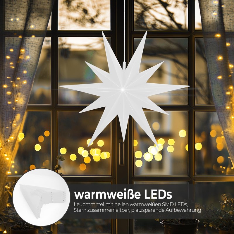 OVILUM 2D Star 57cm (White)