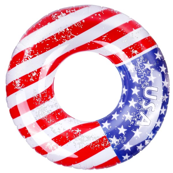 WYTAOHZL 1PCS 16Inch 4th of July Inflatable Patriotic Flag Floats