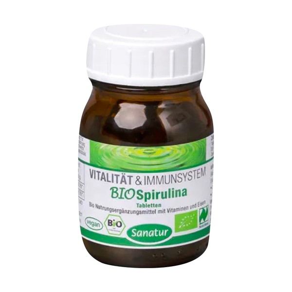 Allcura Sanatur Organic Spirulina Tablets 100 tab