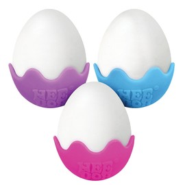 Schylling NeeDoh Magic Color Egg Groovy Glob Trio: Easter Fun - Assorted Colors Gift Set - 3 Pack