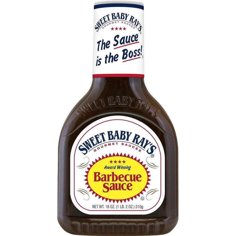 LJJ Sweet Baby Rays BBQ Sauce, 18 Oz (2 Pack)