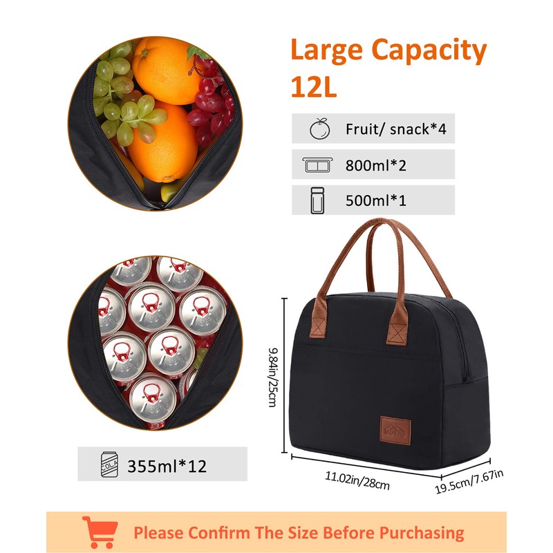 Moyad Cool Bag Small Lightweight Lunch Bag Insulated Bag for