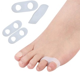 4 Toe Separator Toe Straightener Toe Caps Toe Protection Hallux Valgus Toe Correction Toe Separator Cushion Toe Pad Toe Hammer Toe