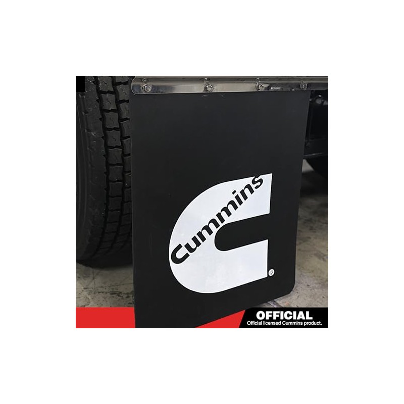 Cumins Diesel 24" x 30" x 3/16" Thick Rubber Black