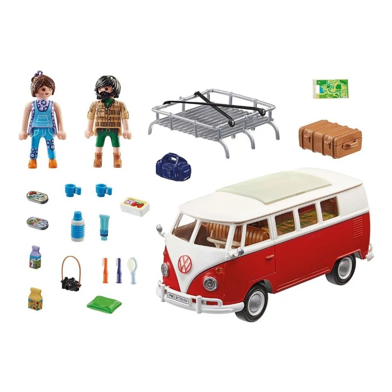 Playmobil Volkswagen T1 Camping Bus 74 Piezas
