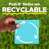 Post-it Notes, 3 in x 3 in, 12 Lined Sticky