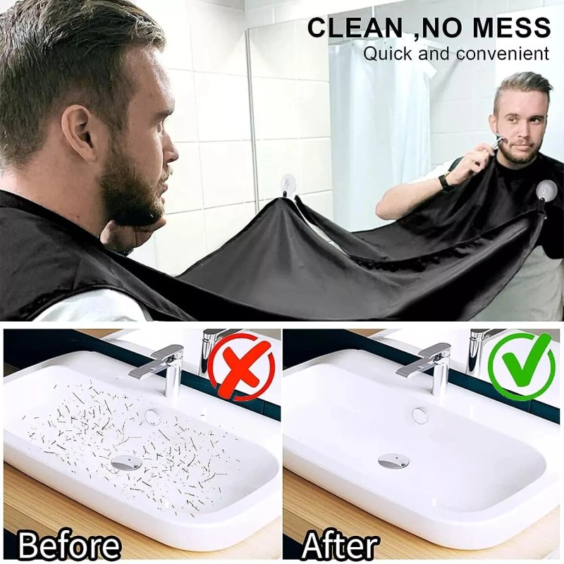 Beard Apron for Men Beard Trimming Catcher Beard Catcher Bib