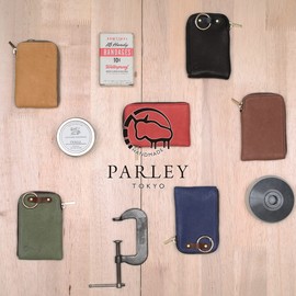 [PERLY] MADE IN JAPAN ELK KEY CASE lpl0040073-0010 Made in Japan Compact L-Shaped Zipper Smart Soft Aging Men's Women's Finland Scratch Deer Leather Cowhide Tochigi Leather Key Key Key Case