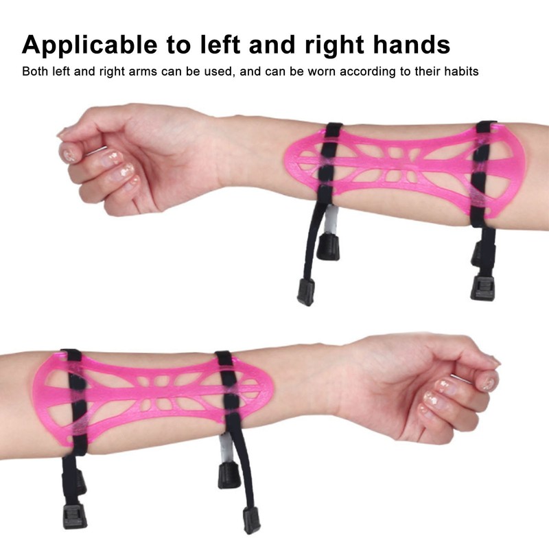 Archery Arm Guard TPE Adjustable Protective 2 Strap Forearm Protector