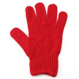 Acrylic Colored Work Gloves, 2 Pieces, Red/No. 16 Gloves, Outdoor, Leisure, Sports Festival, Sports Festival, Cultural Festival, Gardeni