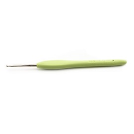 Clover 1220 Amour Steel Crochet Hook No. 0, 1.75mm , Green