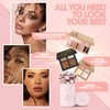 Kabuki Makeup Brush Set - Foundation Powder Blush Concealer Contour