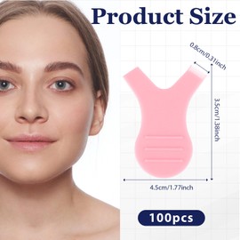 Bewudy 30 Pcs Y Lash Lift Tool, Y Shape Lash Combs Eyelash Brush, Eyelash Perming Brush Best Lash Lift and Tint Kit, Eyelash Lift Brush for Eyelash Extension Makeup Tool(Pink)