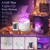 Galaxy Projector Night Light for Bedroom – 16-Color Rotating Aurora