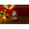 Stephanie Imports Santa Ceramic Christmas LED Tabletop Figurine Statue