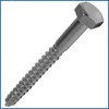 Coach Screw Hexagon Head Single Thread ZP M10 x 60mm