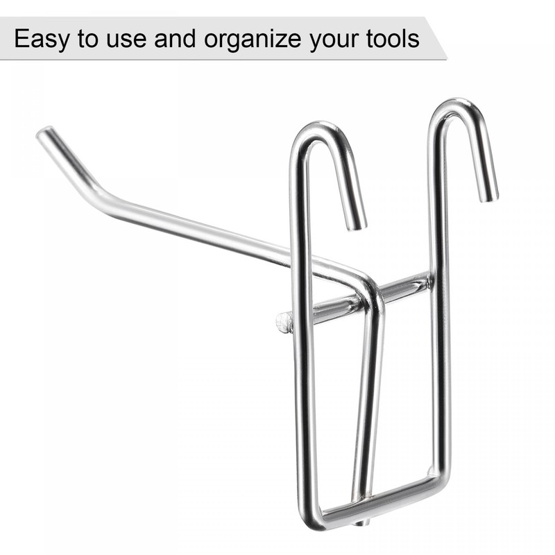 sourcing map Grid Wall Display Hooks Store Garage Storage Wall