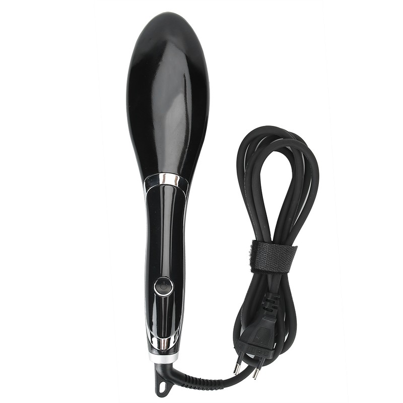 Hair Straightener Comb Ceramic Anion Temperature Control Hair Straightener Brush