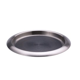 Service Ideas TR119SR Tray, 18/8 Stainless Steel, Stackable, 11" x 9", Silver