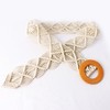 LAND BABEE Boho Braid Belt for Women Fashion Summer Wide