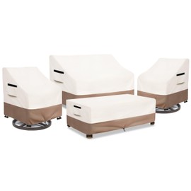 Patio Furniture Covers Waterproof 4 Piece, Extra Small