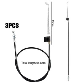 BlueXP 3 Pack Sofa Recliner Cable Metal Recliner Replacement Recliner Chair Sofa Handle Cable for Sofa Reclining Chairs