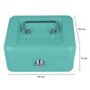 Westcott Cash Box Lockable (Compact, 15 cm) Turquoise | Lockable